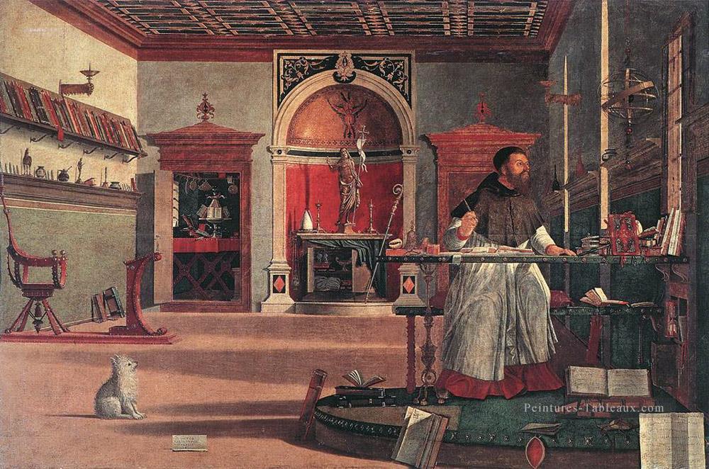 Vision de saint Augustin Vittore Carpaccio Peintures à l'huile